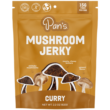 Curry Mushroom Jerky - Vegan America