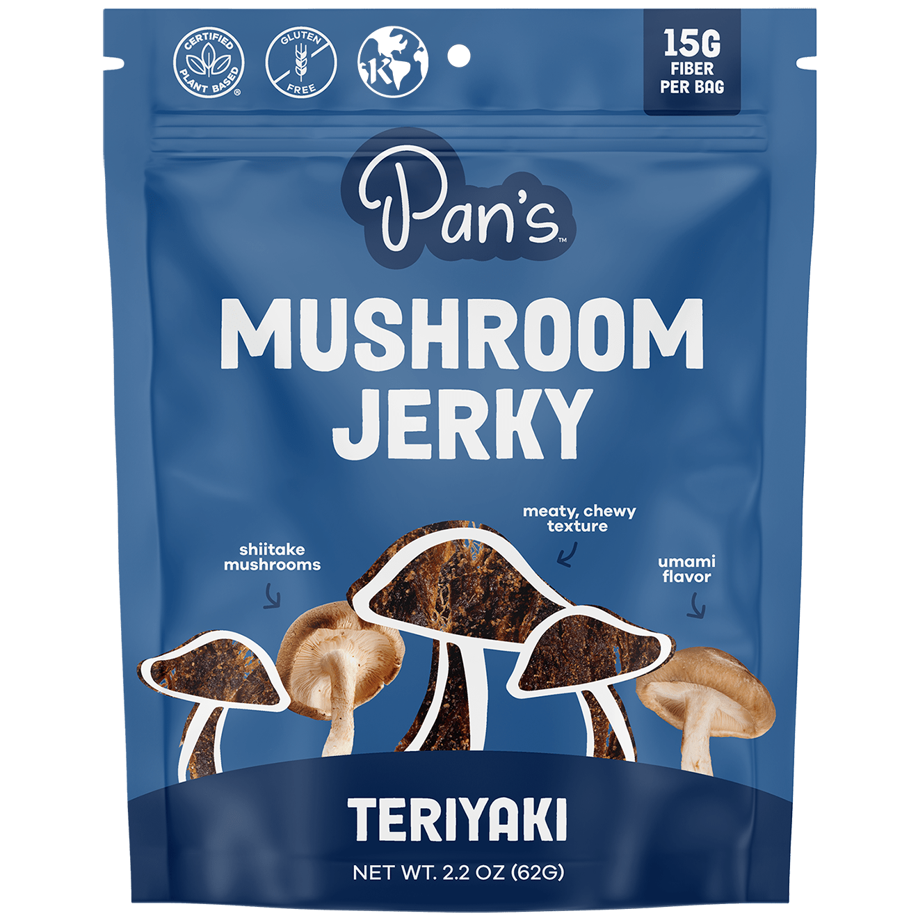 Teriyaki Mushroom Jerky - Vegan America
