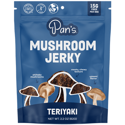 Teriyaki Mushroom Jerky - Vegan America