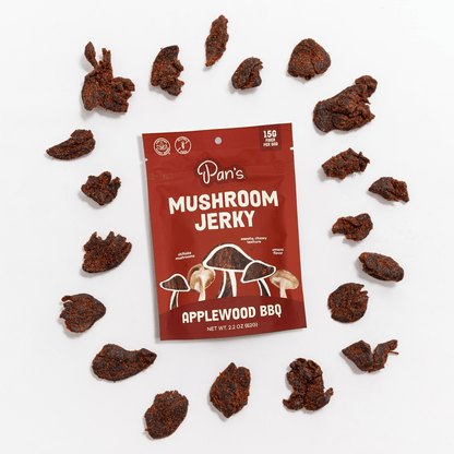 Applewood BBQ Mushroom Jerky - Vegan America