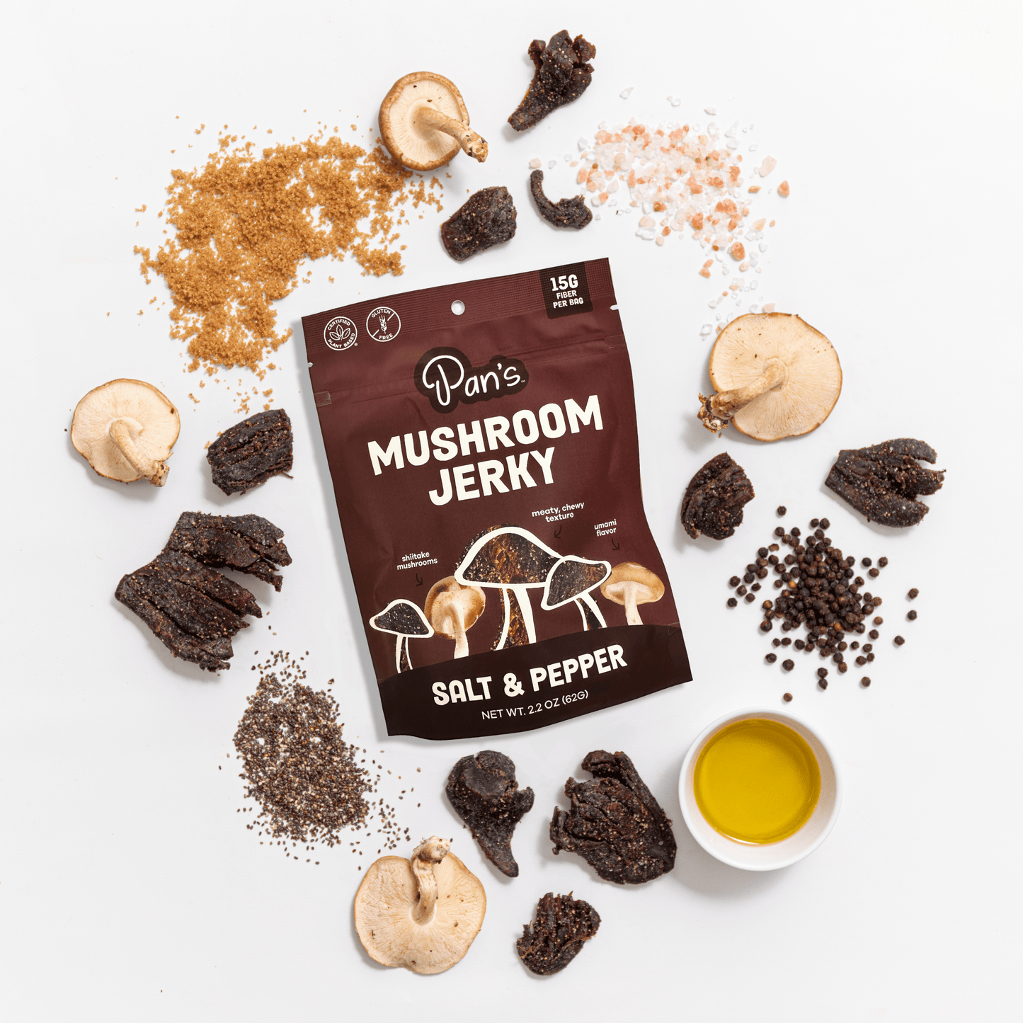 Pan's Mushroom Jerky - The Ultimate Flavor Pack - Vegan America