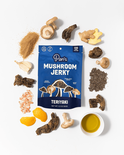 Teriyaki Mushroom Jerky - Vegan America