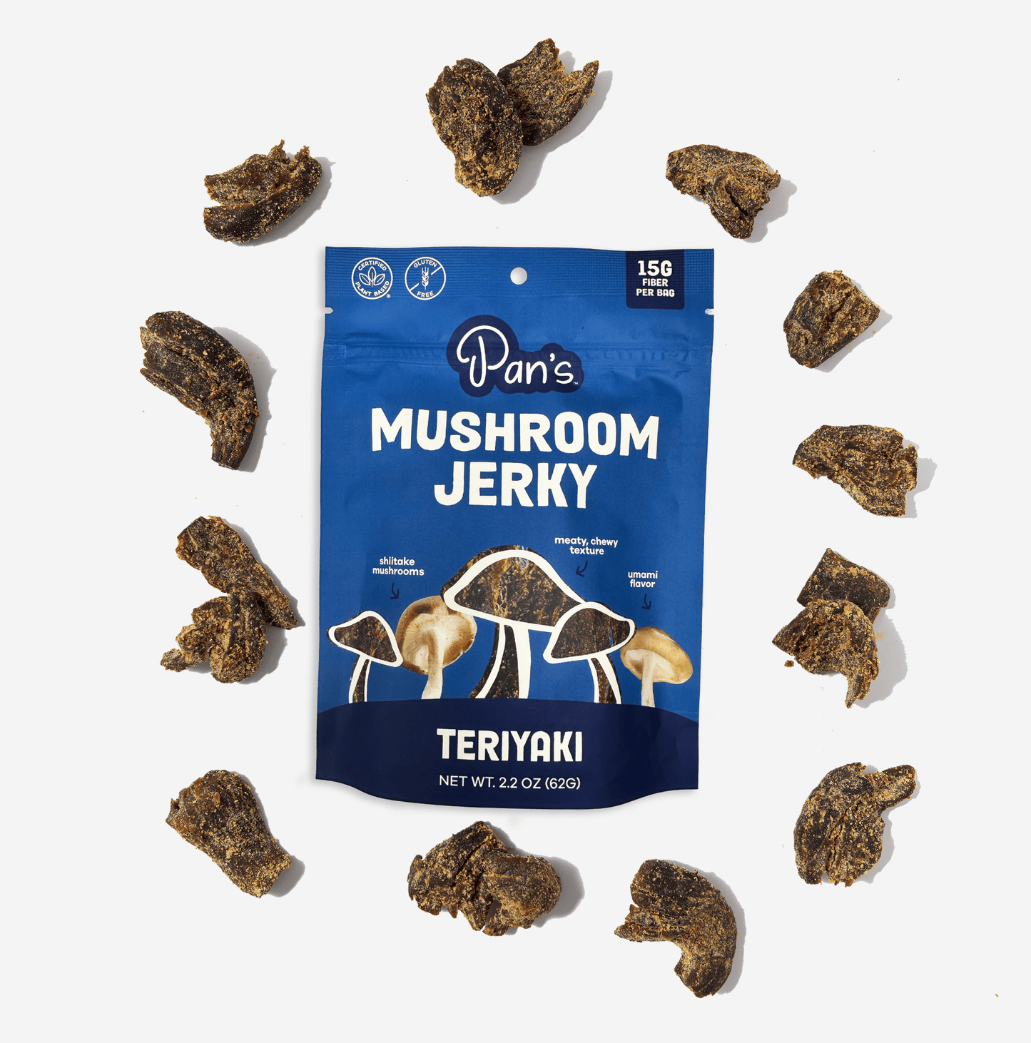Teriyaki Mushroom Jerky - Vegan America