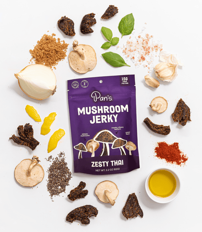 Pan's Mushroom Jerky - The Ultimate Flavor Pack - Vegan America