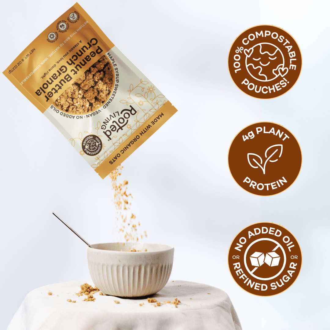 Peanut Butter Crunch Granola - Vegan America