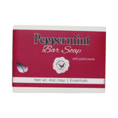 Peppermint Bar Soap With Jojoba Beads - Vegan America