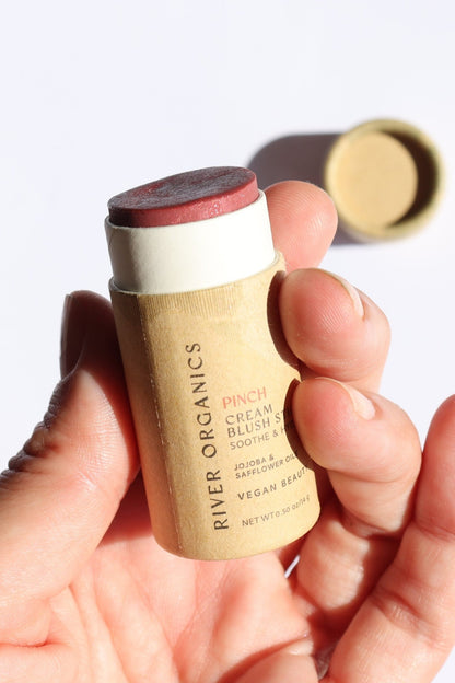 Natural Cream Blush Stick | Vegan + Multi - Use - Vegan America
