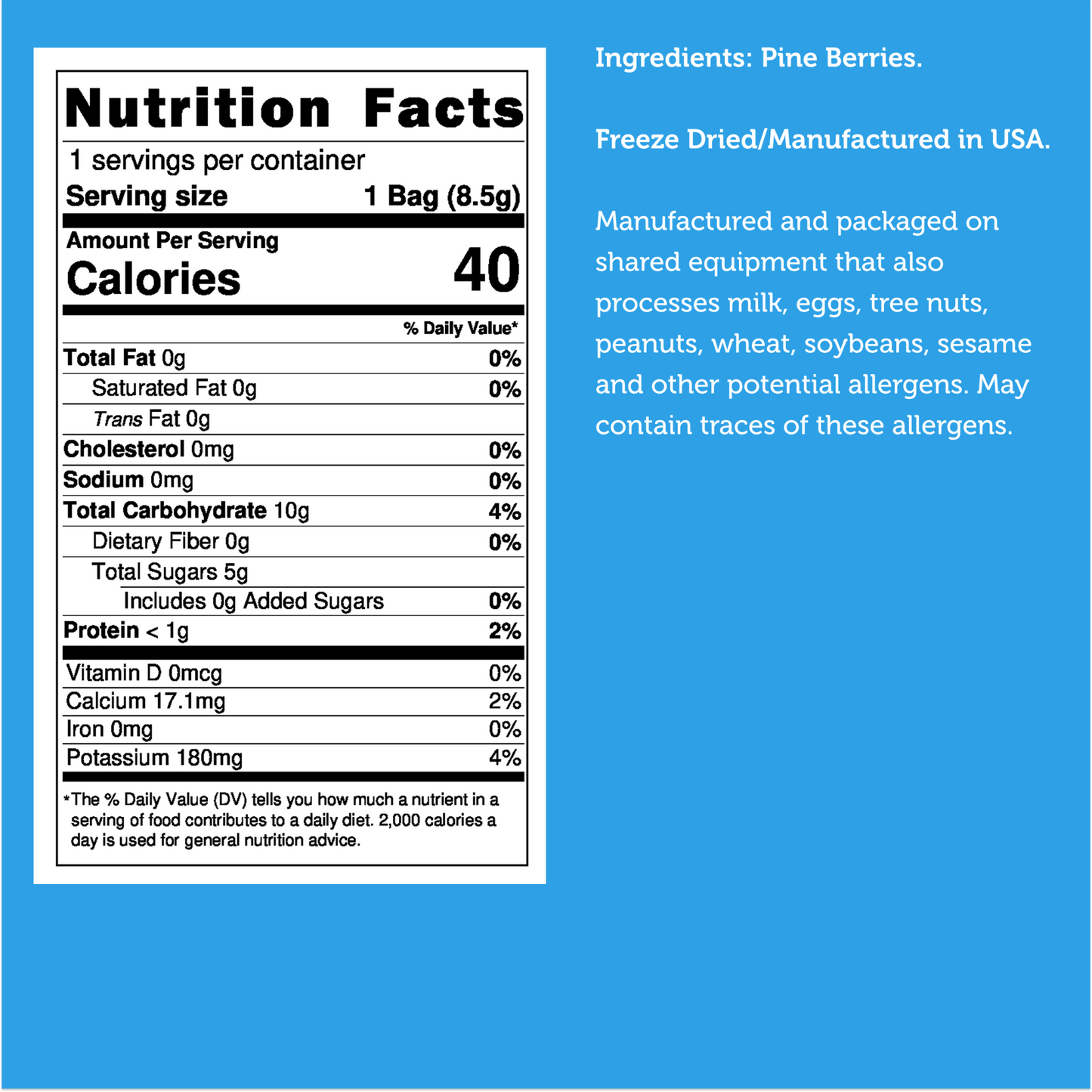 Freeze Dried Pineberry - Vegan America