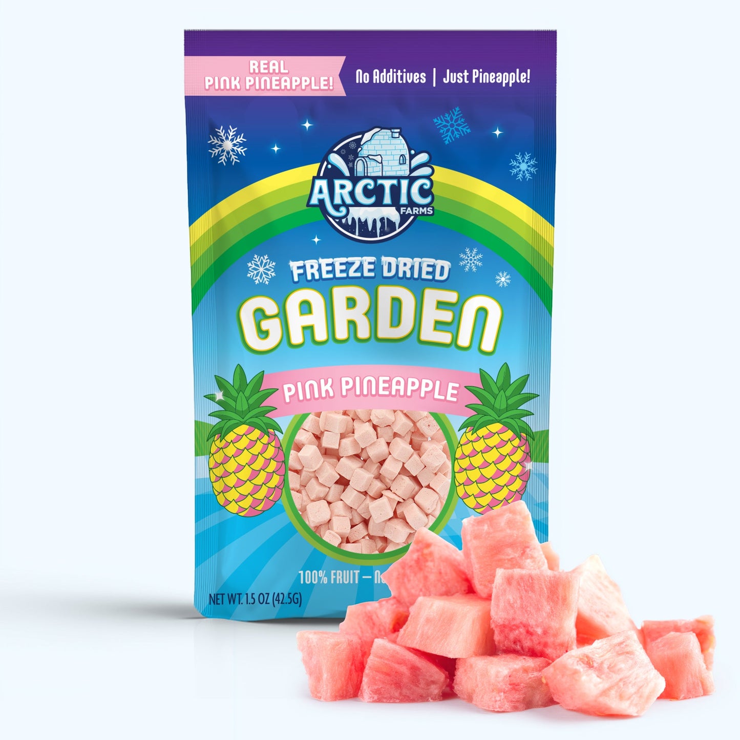 Freeze Dried Pink Pineapple