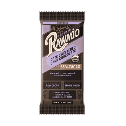 Premium Date - Sweetened Chocolate Bar - 65% Cacao - Vegan America