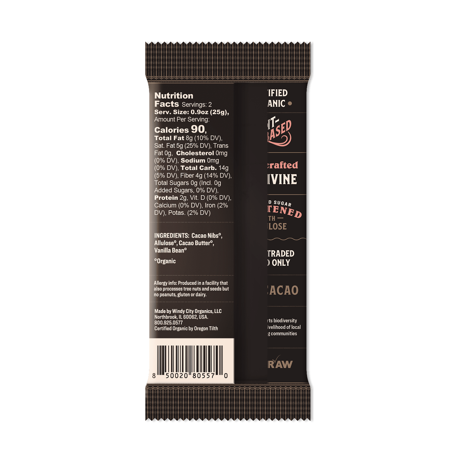 Premium Keto Chocolate Bar - 65% Cacao - Vegan America