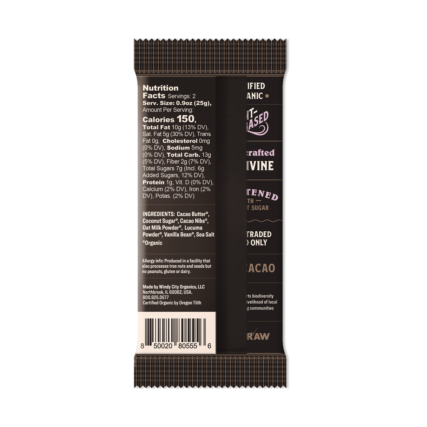 Premium Oat Milk Chocolate Bar - 50% Cacao - Vegan America