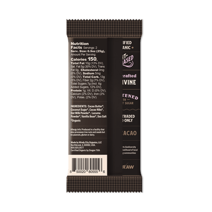 Premium Oat Milk Chocolate Bar - 50% Cacao - Vegan America