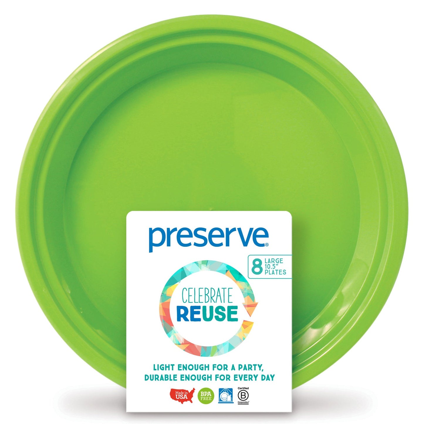 Large On The Go Plates | 8 Count