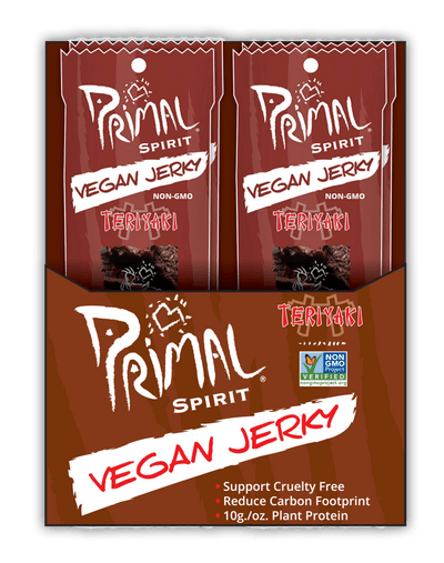 Primal Spirit Vegan Jerky - TERIYAKI - Vegan America