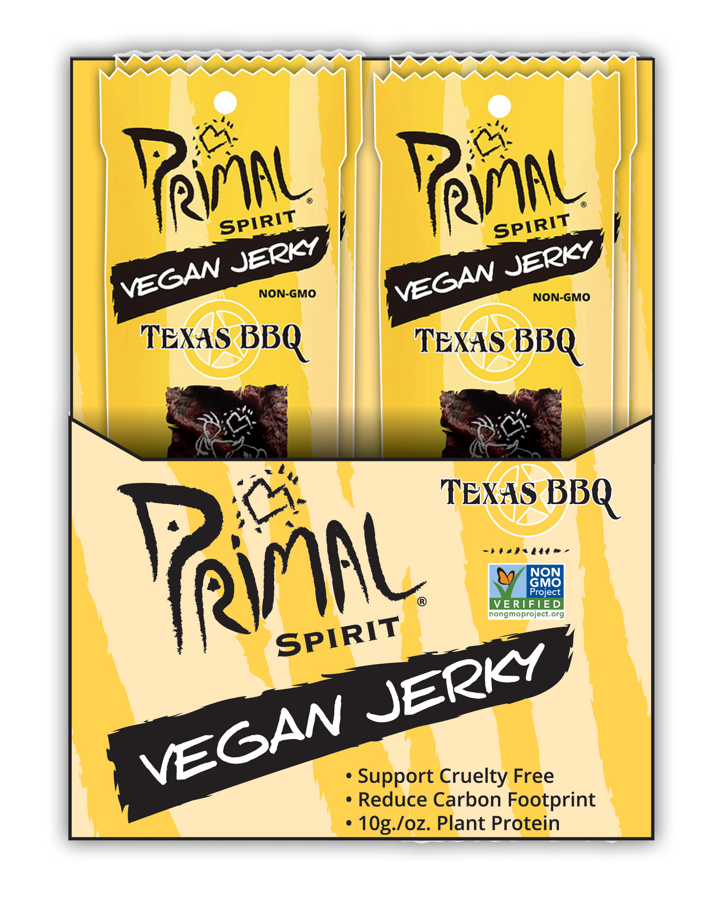 Primal Spirit Vegan Jerky - TEXAS BBQ