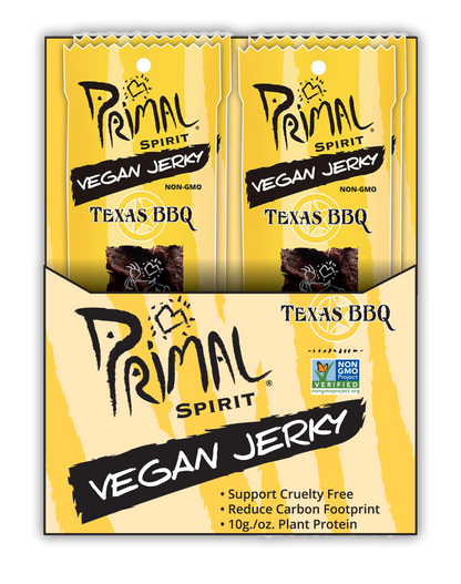 Primal Spirit Vegan Jerky - TEXAS BBQ