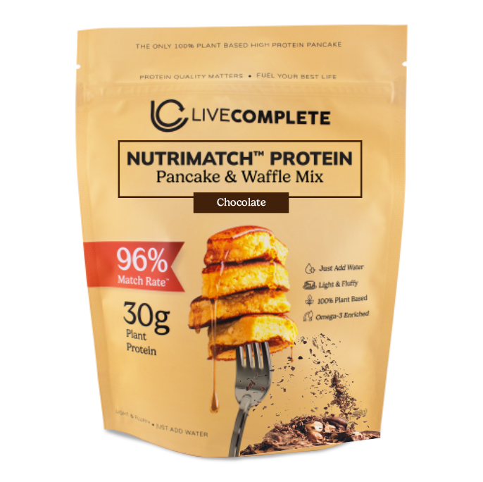 LiveComplete Pancake & Waffle Mix - Performance Blend - Chocolate