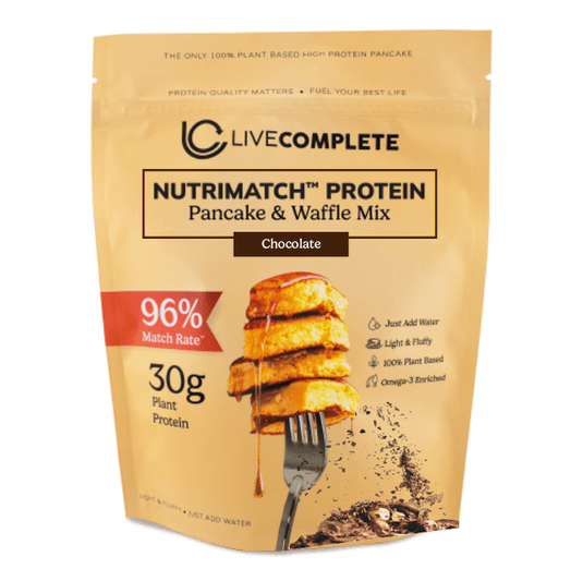 LiveComplete Pancake & Waffle Mix - Performance Blend - Chocolate - Vegan America