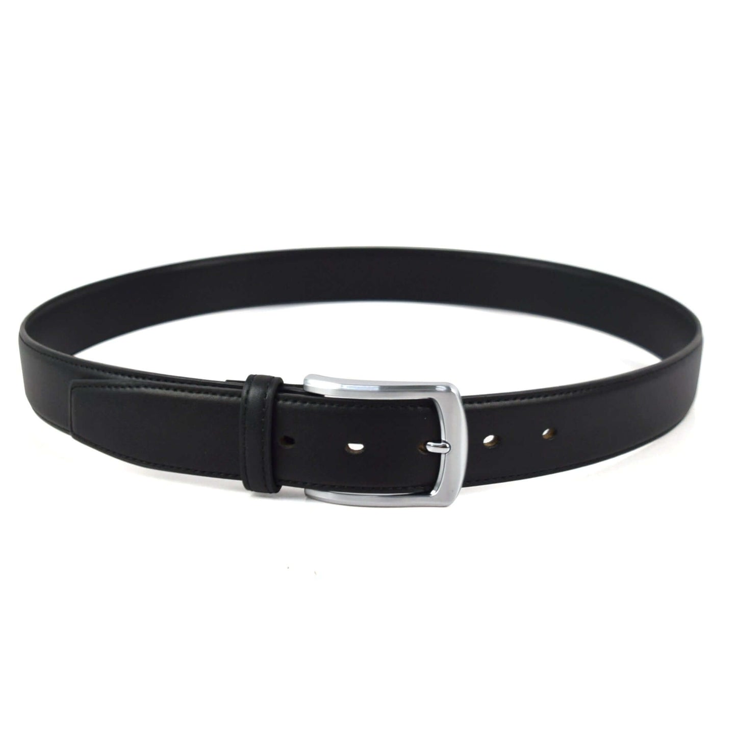 CLOSEOUT - Professional 2 - Brushed Silver PVD 5.0 Vegan Belt - Brown 32-36