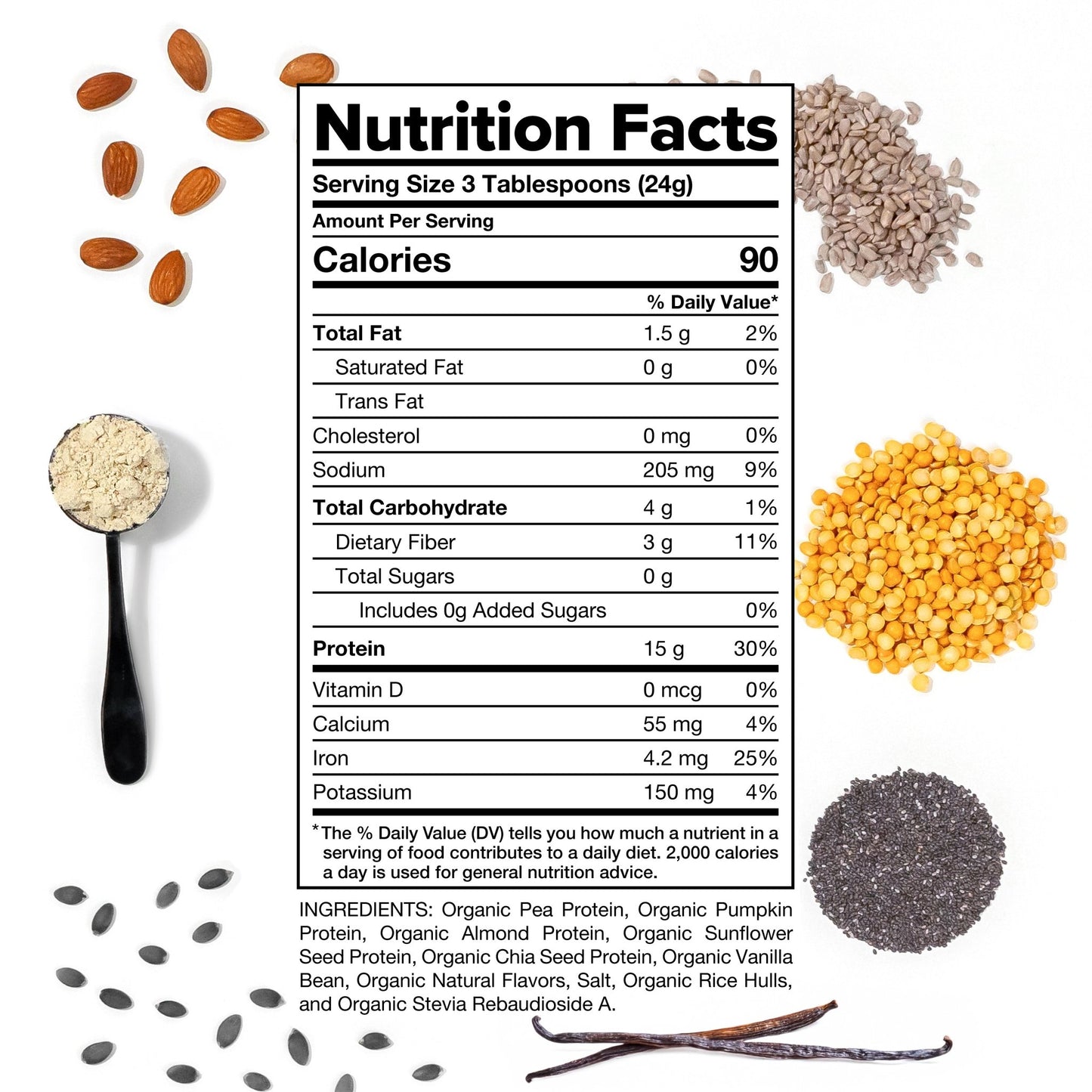 COMPLEMENT® Organic Plant - Based Protein - Vanilla - Vegan America