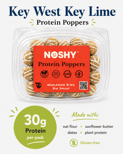 Key West Key Lime Protein Poppers (3 - Pack) - Vegan America