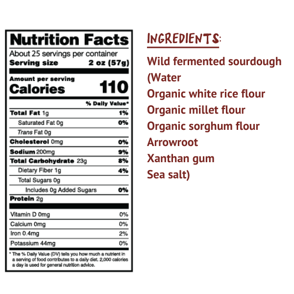 Classic Gluten-Free Sourdough Value Pack (2 XL Loaves) - Vegan America