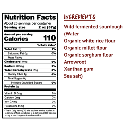 Classic Gluten-Free Sourdough Value Pack (2 XL Loaves) - Vegan America