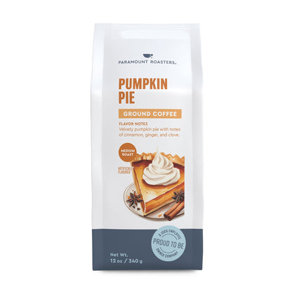 Pumpkin Pie 12oz Flavored Ground Coffee - Vegan America
