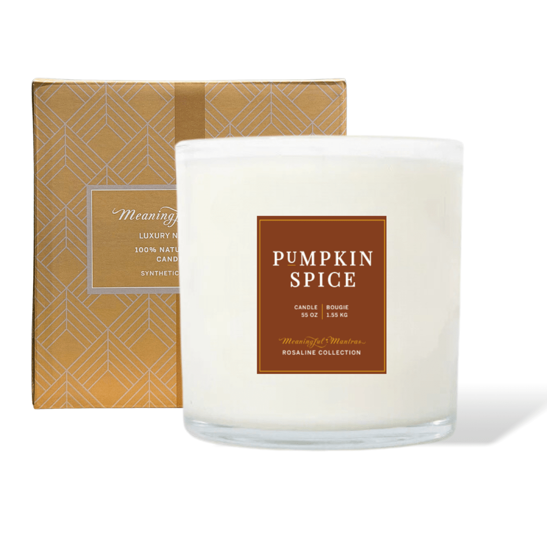 Pumpkin Spice Natural Candle 55oz Rosaline Collection - Vegan America