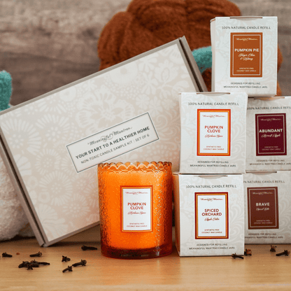Pumpkin Clove Natural Candle 8oz Kaia Collection Refill - Vegan America