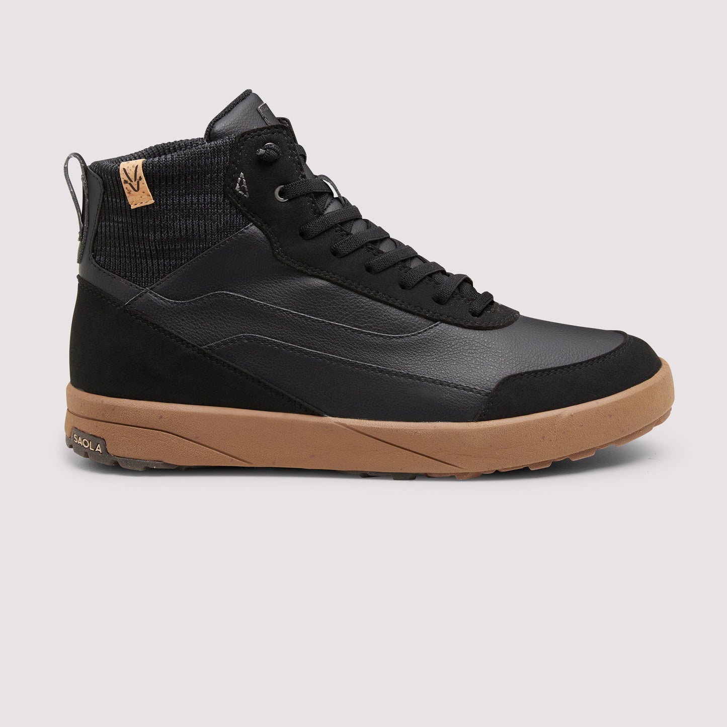 Quito Mid Waterproof M Black - Vegan America