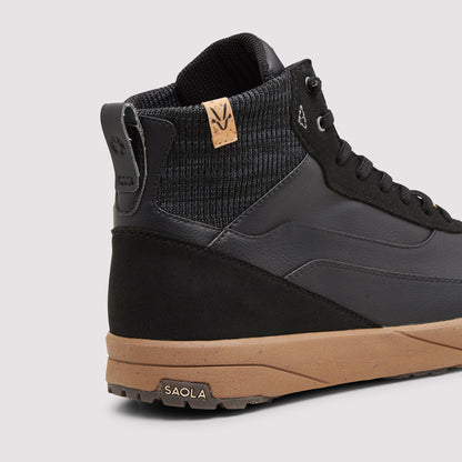 Quito Mid Waterproof M Black - Vegan America