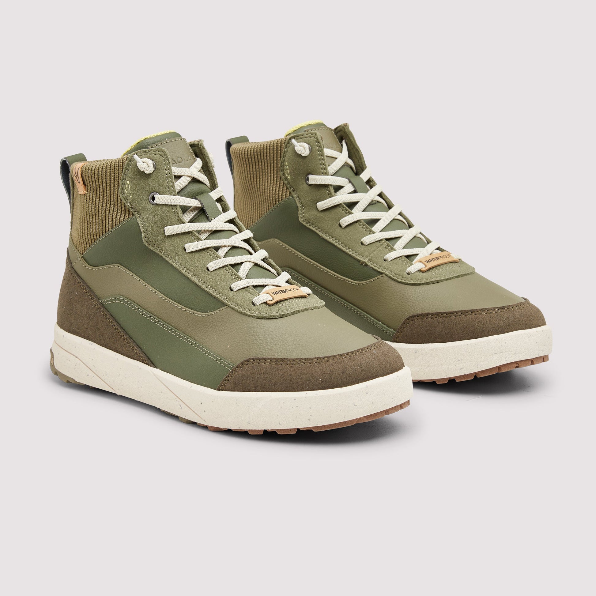 Quito Mid Waterproof W Olive - Vegan America