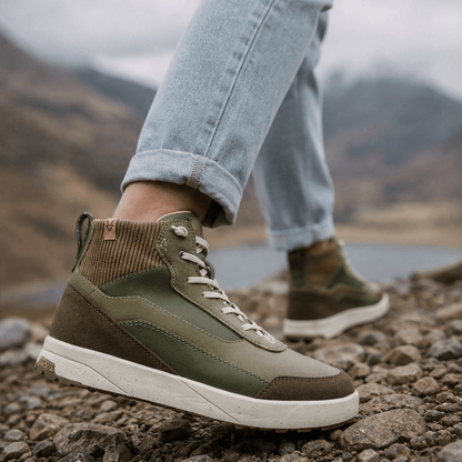 Quito Mid Waterproof W Olive - Vegan America