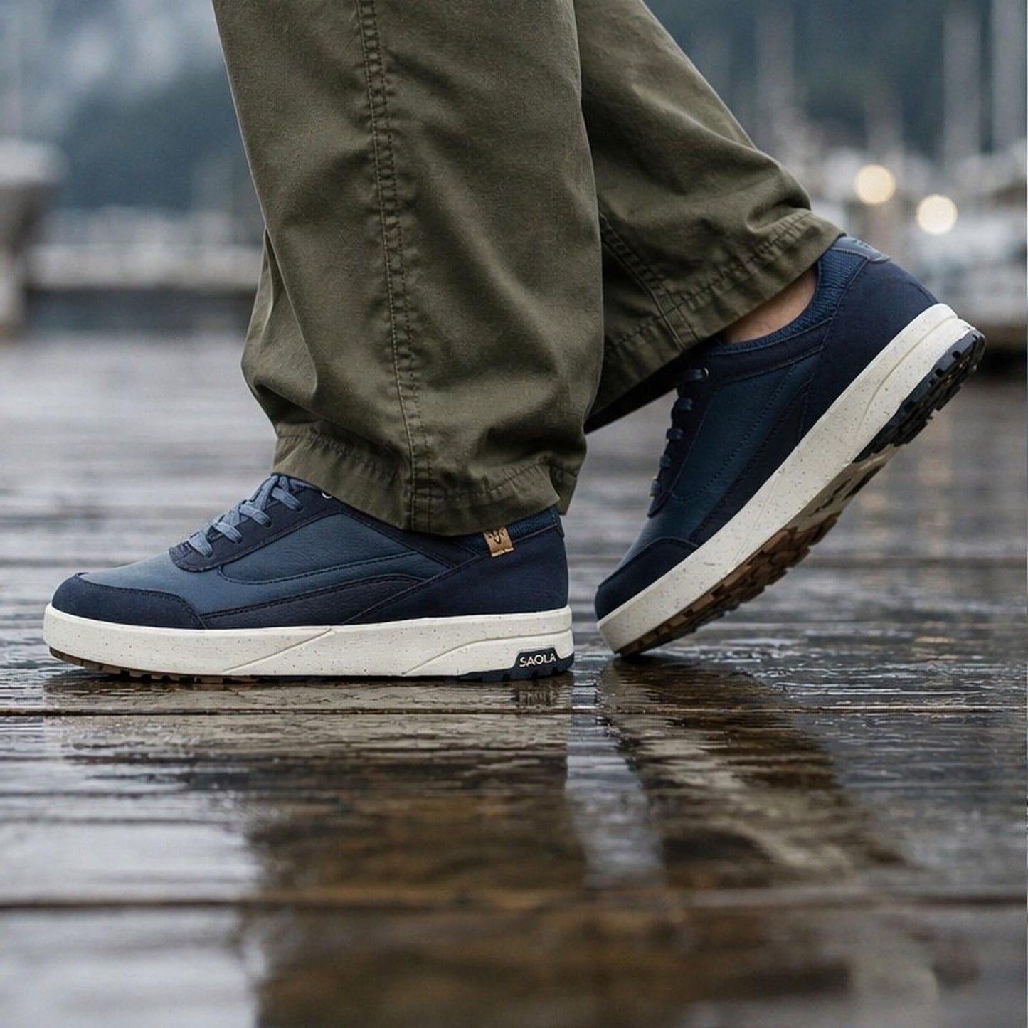 Quito Waterproof W Navy - Vegan America