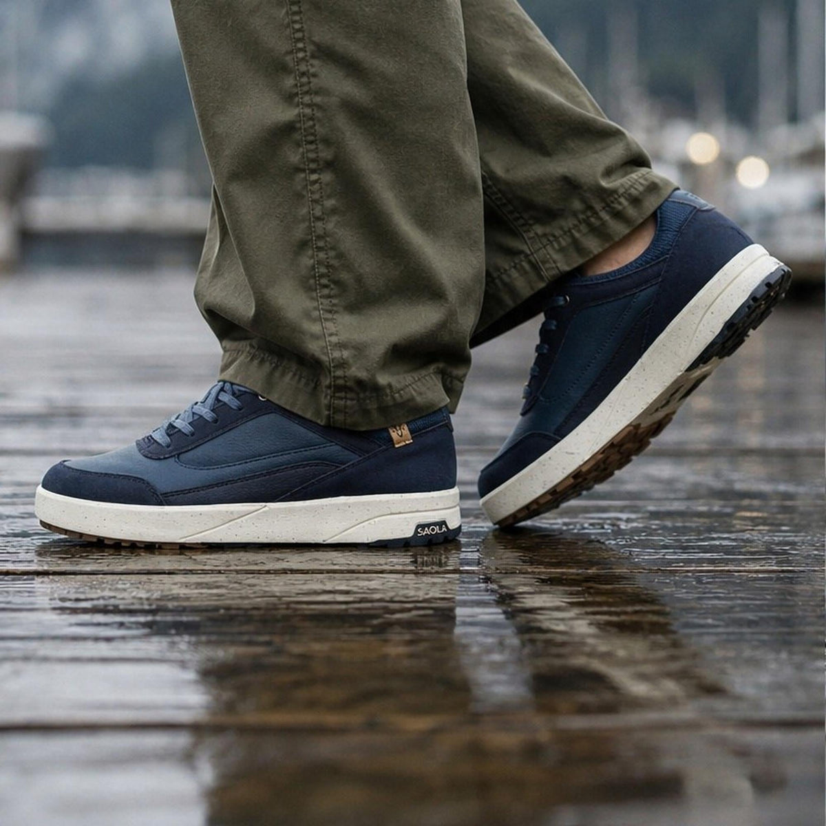 Quito Waterproof W Navy - Vegan America