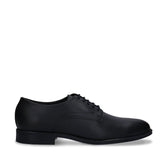 Men's Vegan Derby Shoes Quinn Black - Second Life