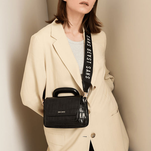 Barricade Bag Strap - Noir + Gold