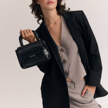 Reader Satchel - Noir + Gold