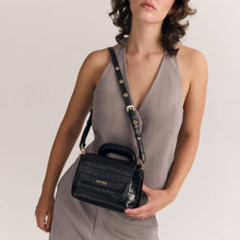 Reader Satchel - Noir + Gold