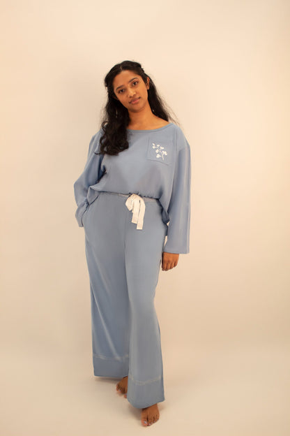 Reassuring Rest LONG SLEEVE PJ TOP