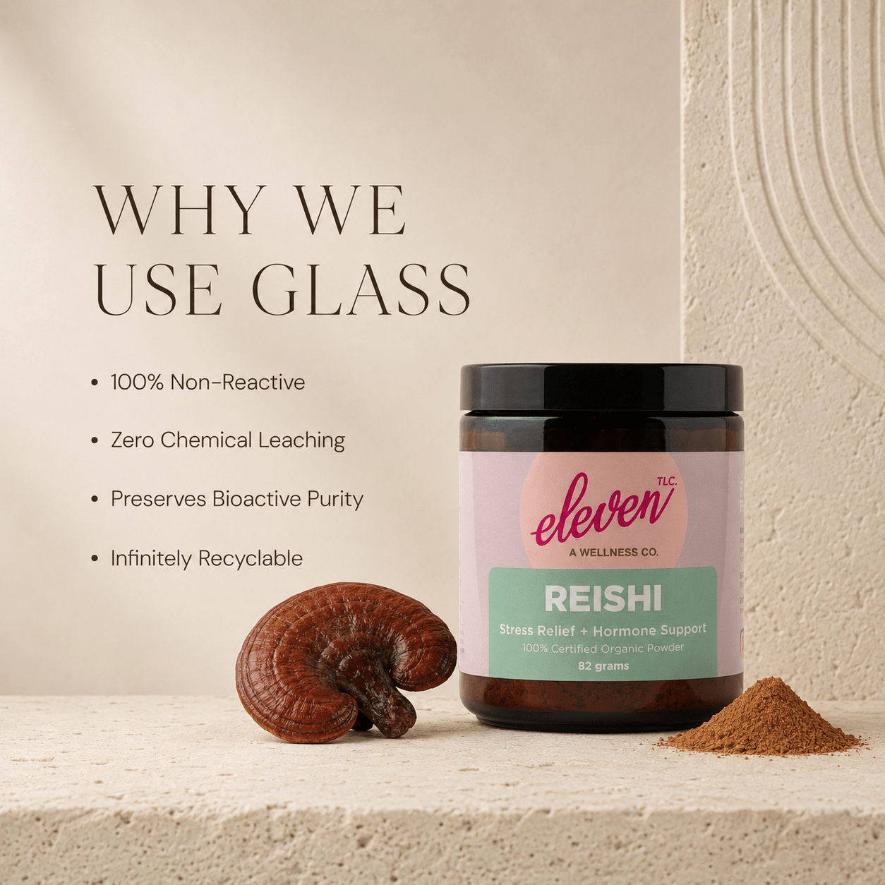 Organic Reishi Mushroom Powder - Vegan America