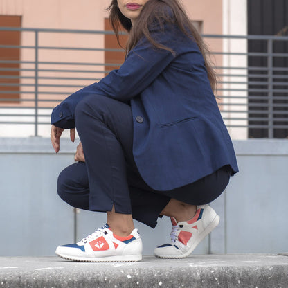 Imperfect - Raven - Coral / Blue_F 39 - Vegan America