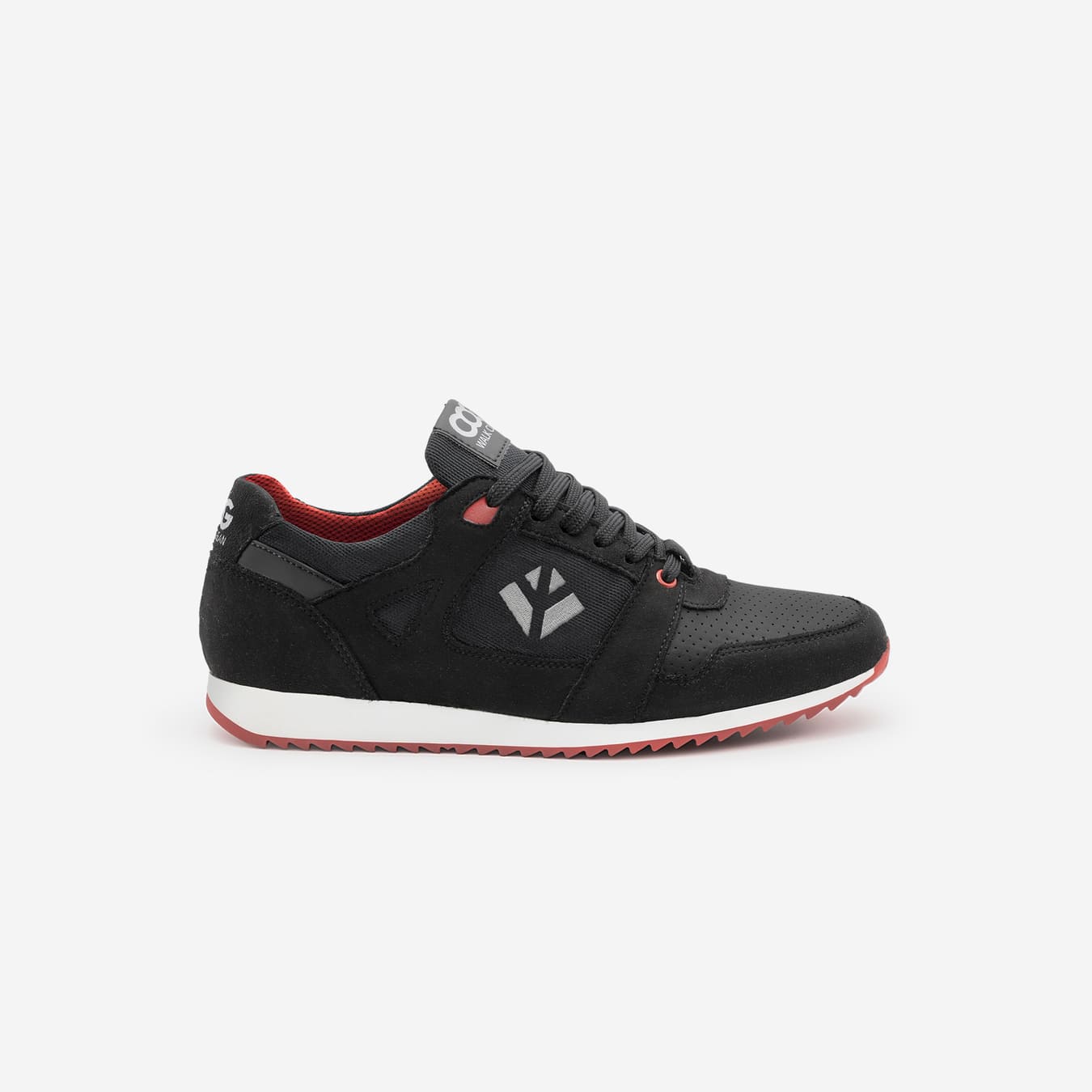 Imperfect - Raven - Black / Red_F 38 - Vegan America