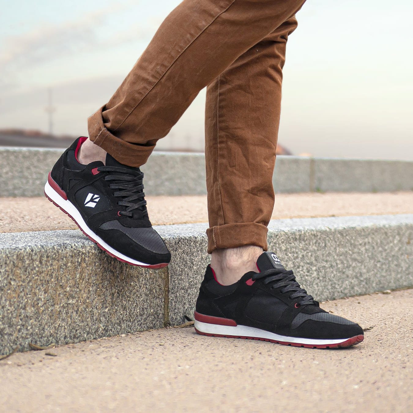 Imperfect - Raven - Black / Red_H 42 - Vegan America