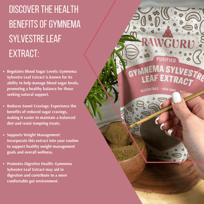 RawGuru Gymnema Sylvestre Leaf Extract - 16 oz - Vegan America