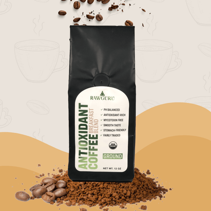 Organic Antioxidant Coffee Breakfast Blend | 12oz - Vegan America