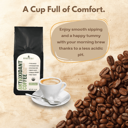 Organic Antioxidant Coffee Breakfast Blend | 12oz - Vegan America