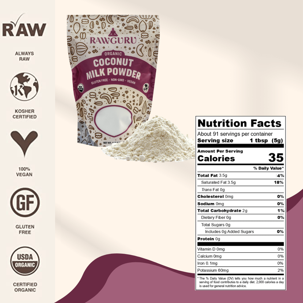 Organic Coconut Milk Powder - 16 oz - Vegan America